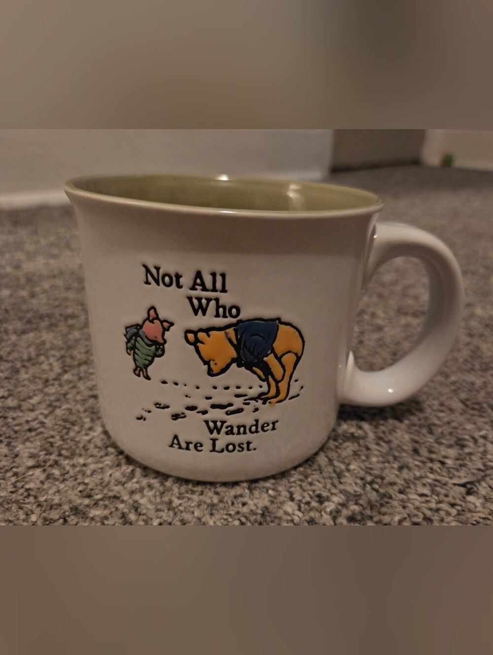 Winnie the Pooh Ceramic Mug - Not All Who Wander Are Lost